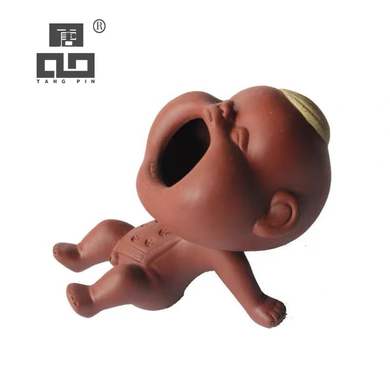 

TANGPIN white ceramic tea pets rabbit chinese kung fu tea accessories