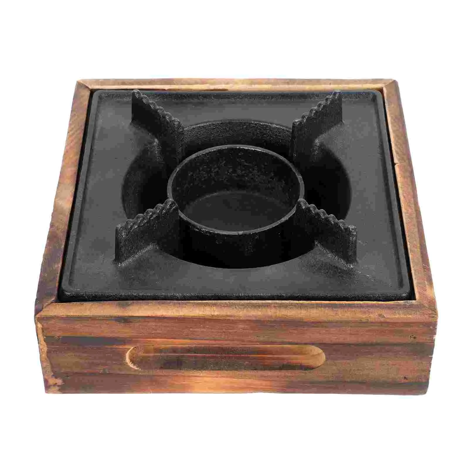 

1 шт. квадратная печь, чугунная спиртовая печь, сухой котел, кастрюля, печь, горячий горшок, печь