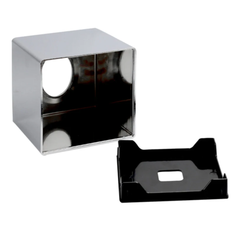 Caja de almacenamiento de pa&ntilde;uelos de escritorio, galvanizado para soporte de rollo de papel higi&eacute;nico sala de estar, ba&ntilde;o, Hotel, nuevo-2