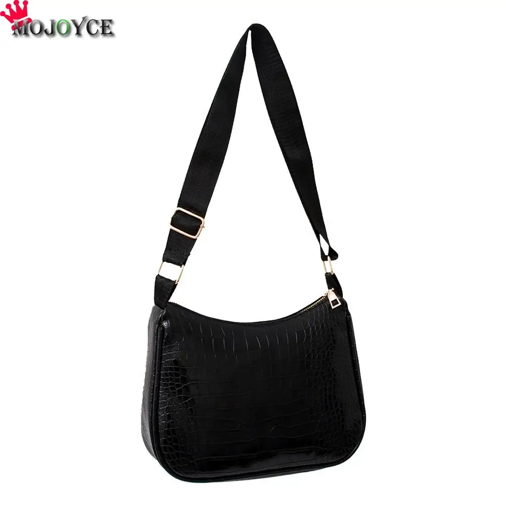 

Fashion Alligator Pattern Crossbody Bag Women PU Leather Solid Handbags Clutches Popular Simple Female Daily Bag