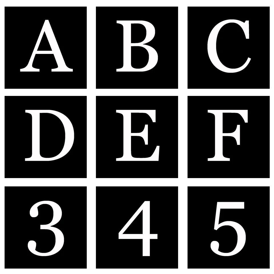 Фото Буква английского алфавита из белого ПВХ для творчества индивидуальный дизайн