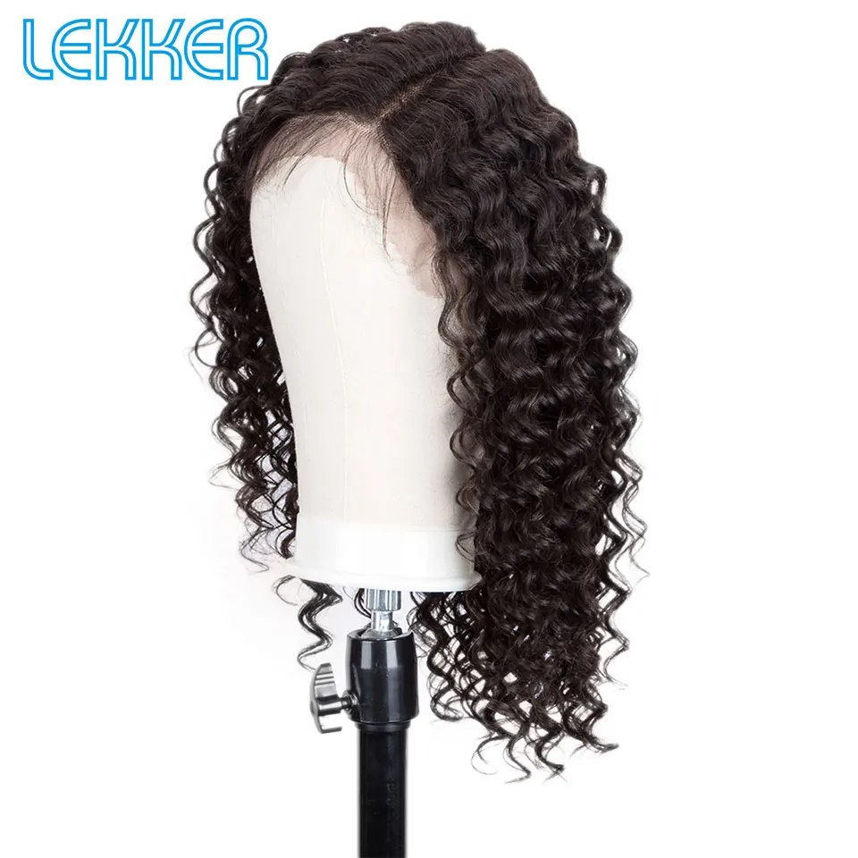 Бразильские парики Lekker Remy 13x4 из человеческих волос на сетке спереди с левой