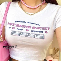 sexy born sweet o neck solid short sleeve shedgingt shirt exposed umbilicus material dyeing white top womens summer blouses2021