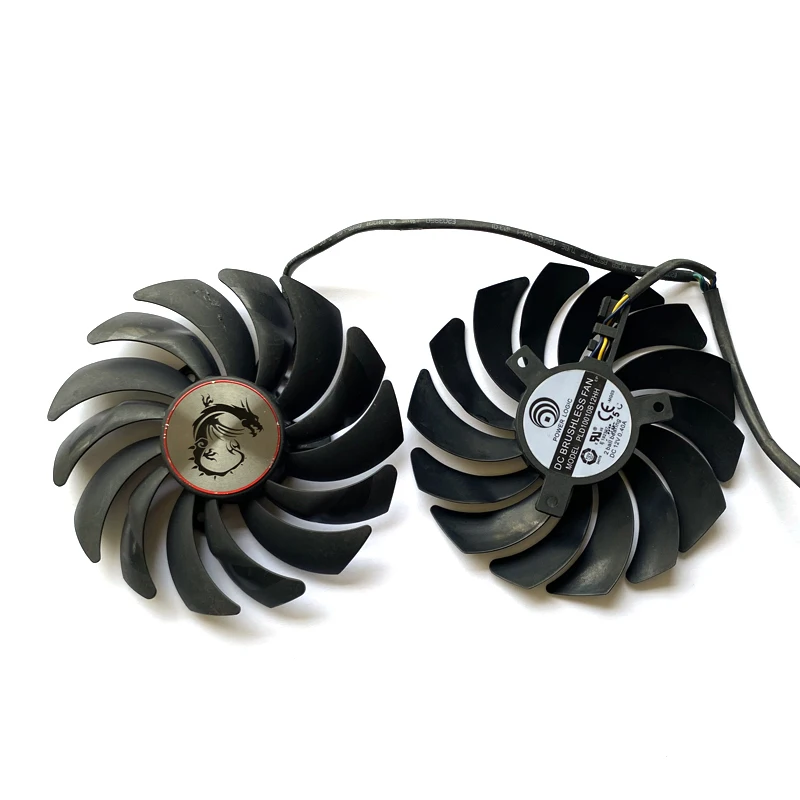 2 шт. 95 мм PLD10010B12HH 4PIN GTX1070 ETH охлаждающий вентилятор для MSI GeForce GTX 1070 1080 1060 RadeonRX 470 480