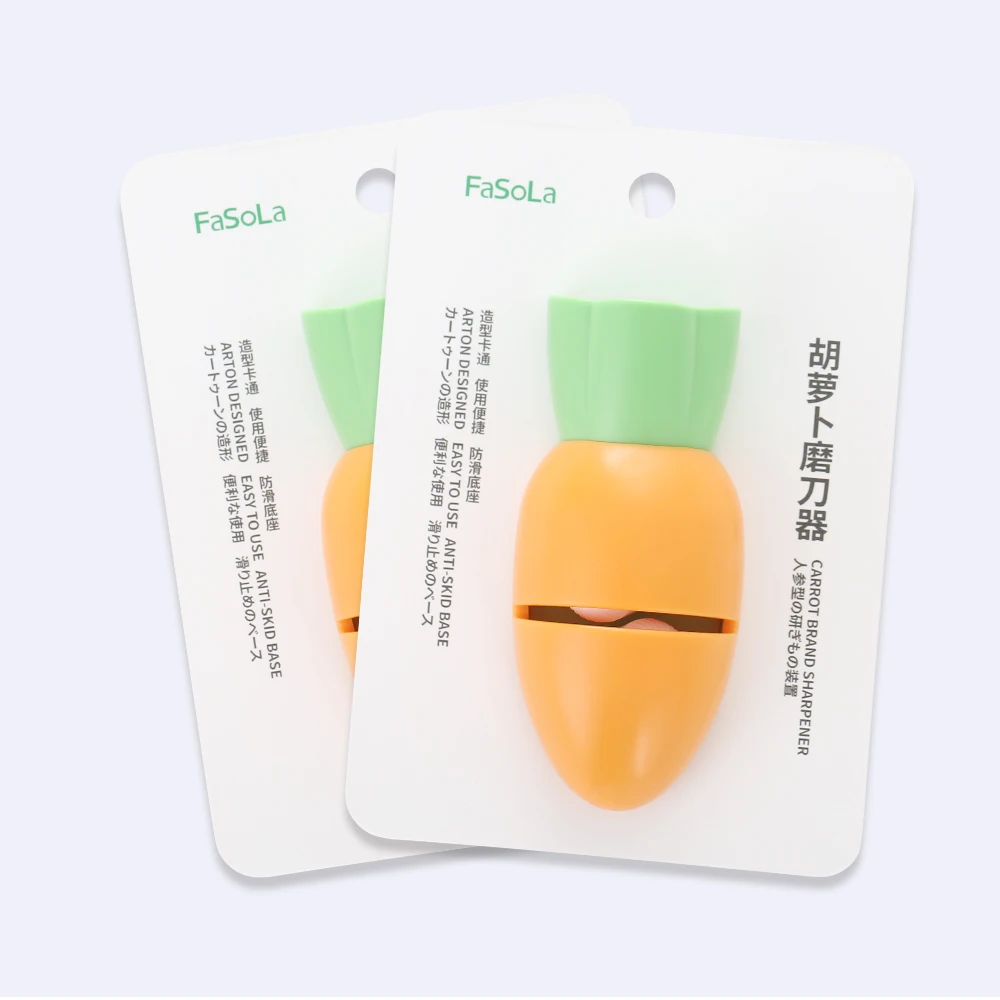 

FaSoLa Mini cute carrots Knife Sharpener Kitchen Gadgets Sharpening Machine Drill Sharpener Chef Kitchen Tools Accessories