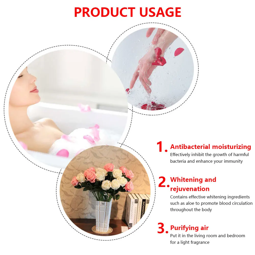 

10pcsRose Bath Soap Gift Box Artificial Dried Rose Flowers Valentine's Day Gift Soap Flower Red Rose Box Wedding Love Girlfriend