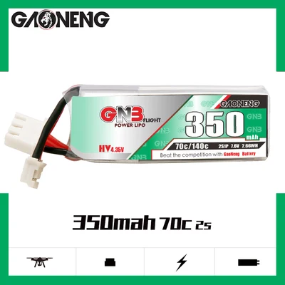 Gaoneng GNB 2S 7.6V 350mAh 70C Lipo XT30