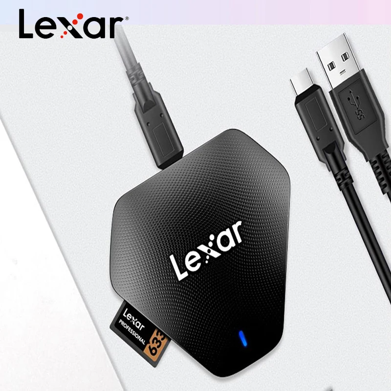 Высокоскоростной Многофункциональный кардридер 3 в 1 NEWOriginal Lexar совместим с
