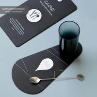 ins creative stainless steel placemat coaster insulation nordic minimalist home kitchen tableware dinnerware coaster mats pads