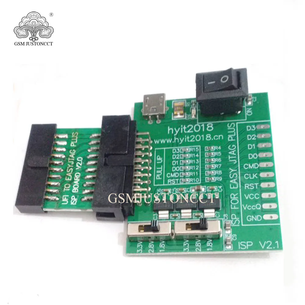 Адаптер eMMC ISP S-ISP инструмент для чтения и записи EMMC работает с Z3X Easy Jtag или UFI Box