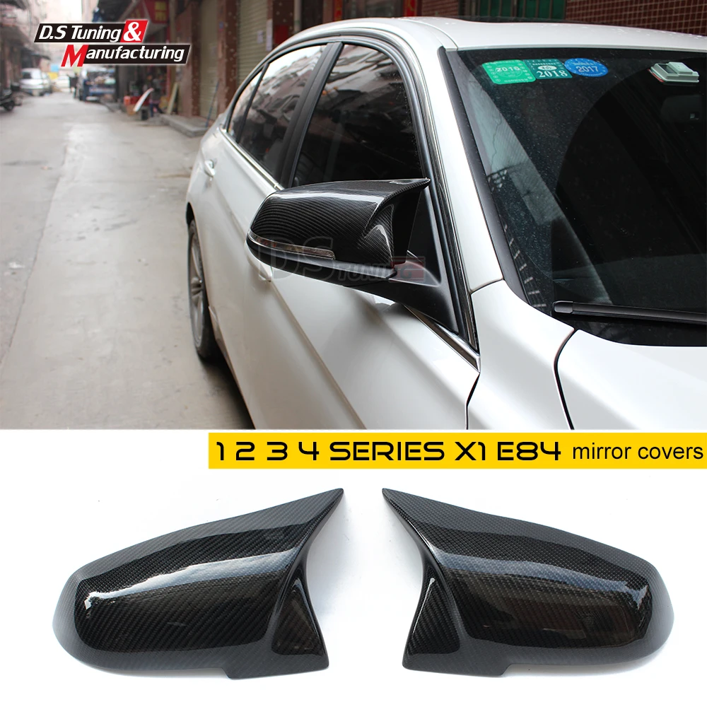 Сменные зеркальные чехлы из углеродного волокна cf для bmw f10 f30 f26 f16 x1 x3 x4 x5 x6 e90 e60|carbon