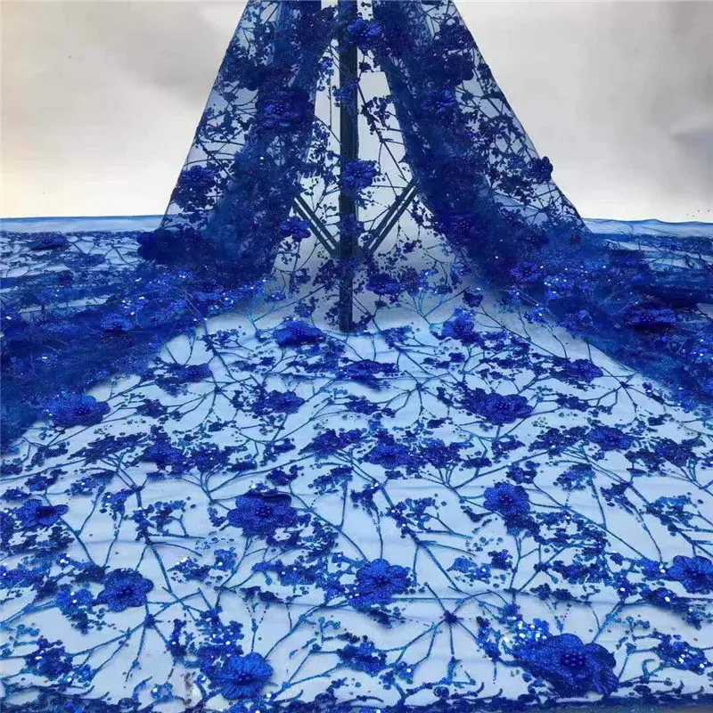 Красные африканские бусины кружевная ткань высокое качество французский тюль