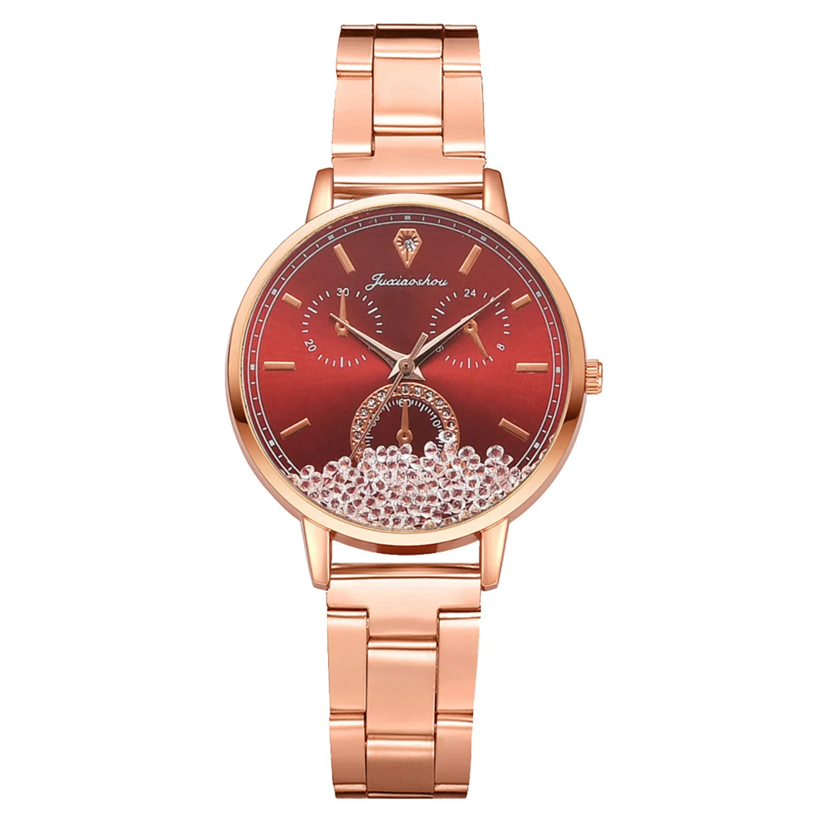 

Woman watch 2020 All-match Female Stainless Steel band Watch Luxury Rose Gold Border Watches Ladies Casual watch luxury gift