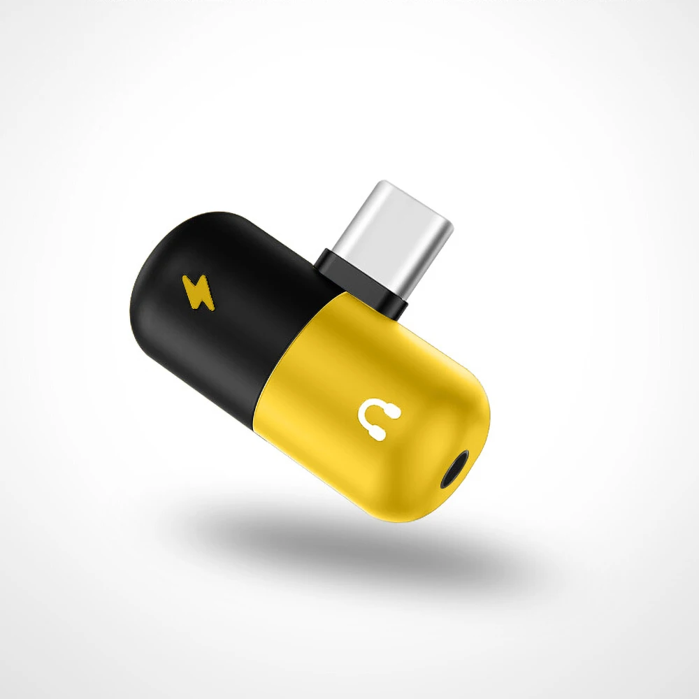 Адаптер для наушников с USB C на разъем 3 5 мм переходник Type зарядного аудиокабеля