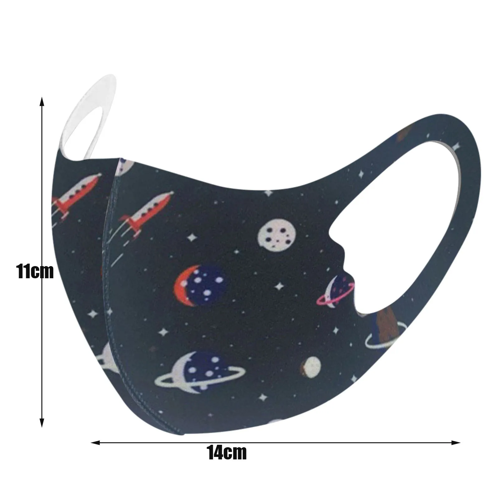 

Headband masque en tiss10PC Kids mask Printed Ice Silk Mask To Protect Against Dusts And Haze Mask lavable
