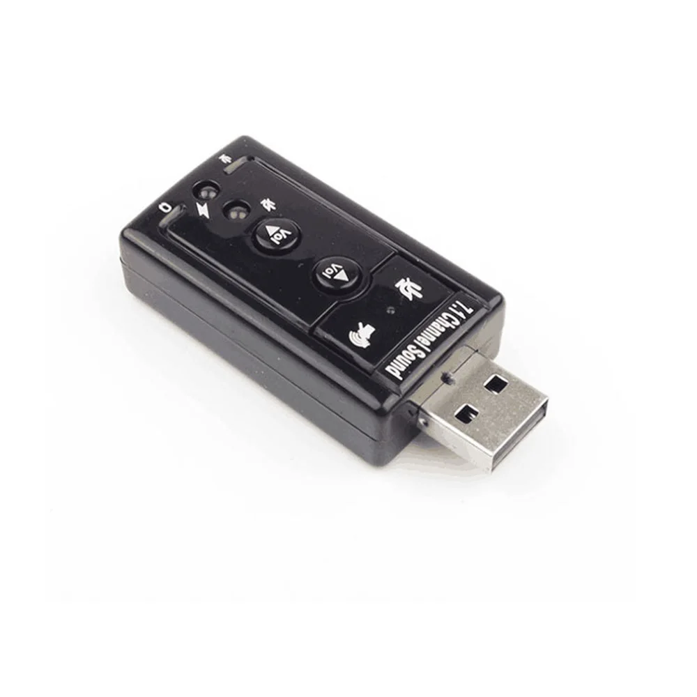 7.1 External Channels USB Sound Portable 3D PC Adapter 2.0 Notebook Card with Pure Digital Audio Output | Компьютеры и офис