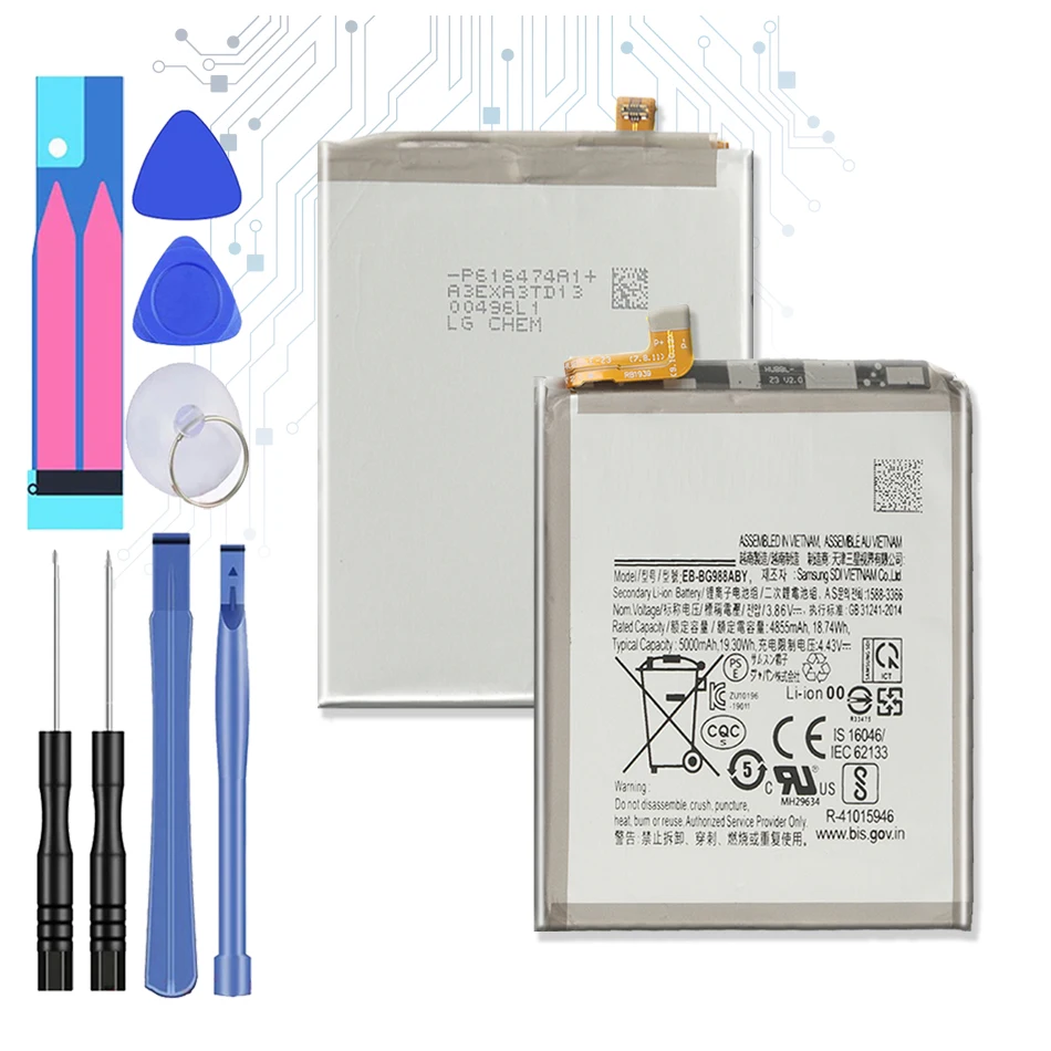 

EB-BG988ABY 5000mAh Replacement Battery For Samsung Galaxy S20 Ultra S20Ultra S20U