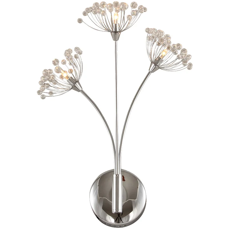 Новое поступление Светодиодный настенный хрустальный светильник для помещений