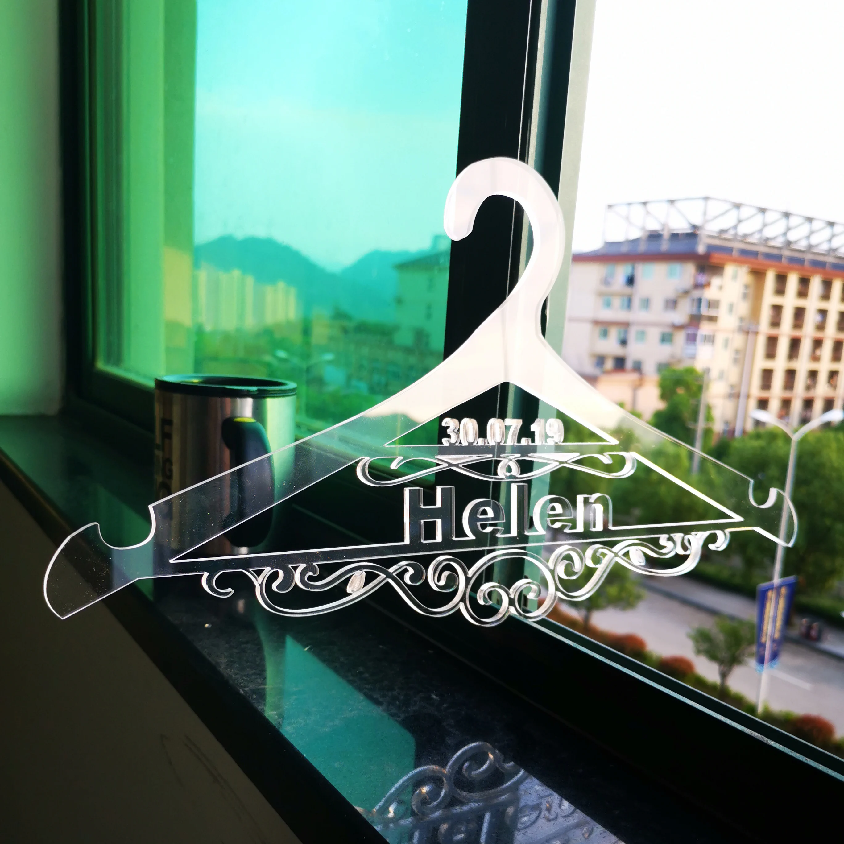 Индивидуальная Свадебная Вешалка с именем и датой подарки подружкам невесты