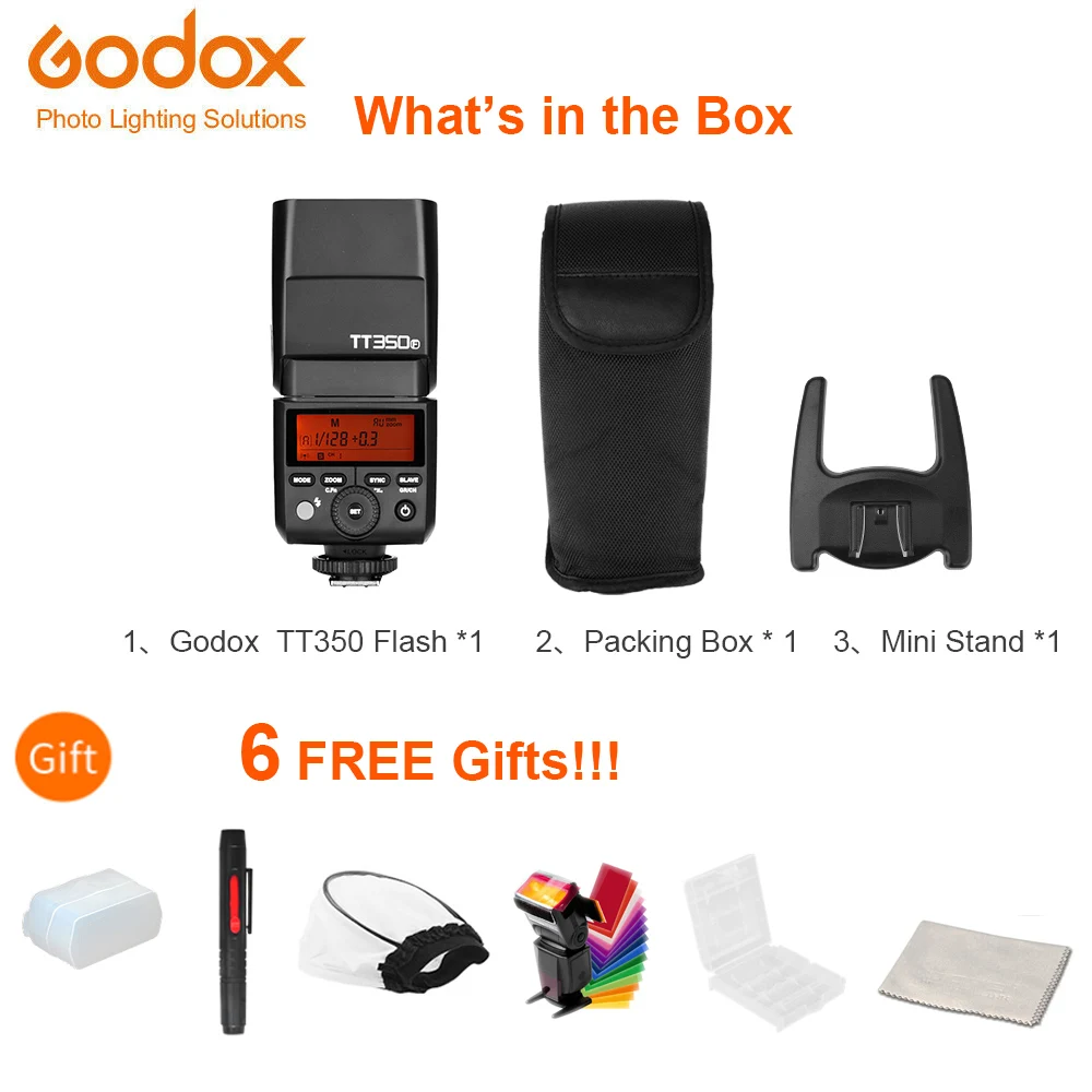 Вспышка для камеры Godox TT350 | Электроника