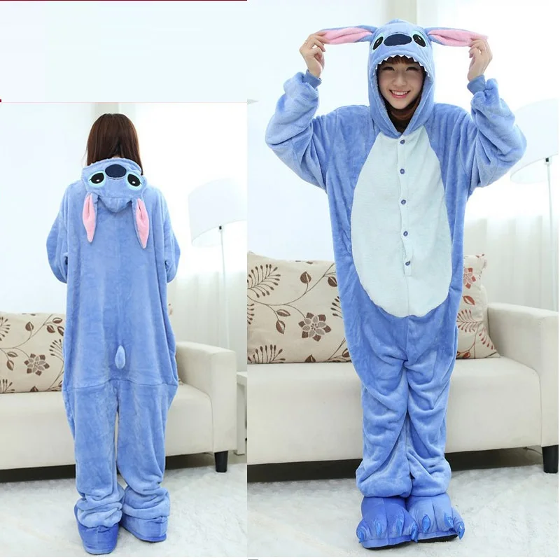 

Комбинезон-Пижама унисекс с капюшоном и длинными рукавами, домашняя одежда с милыми животными для взрослых