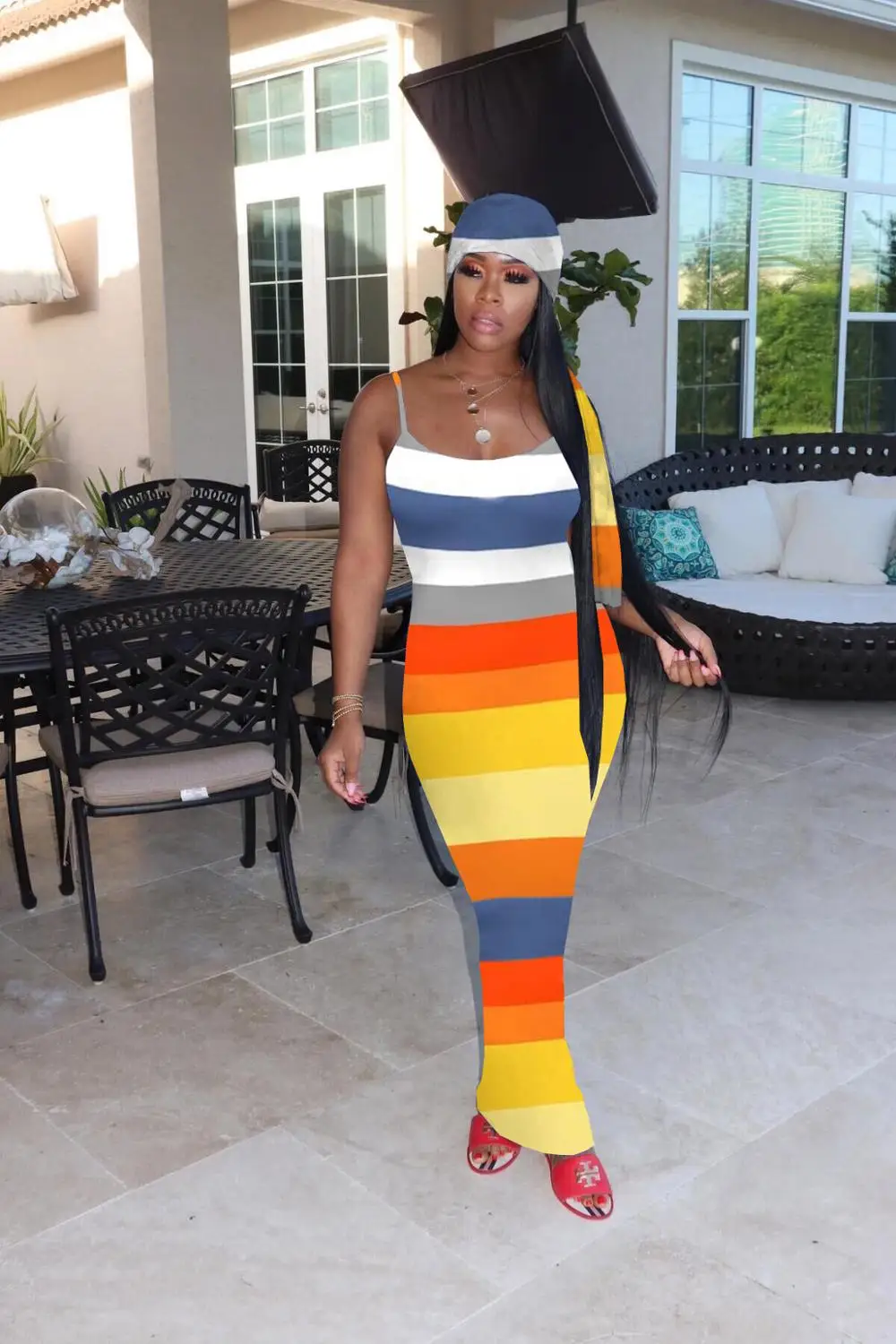 

women summer sexy print maxi long dress