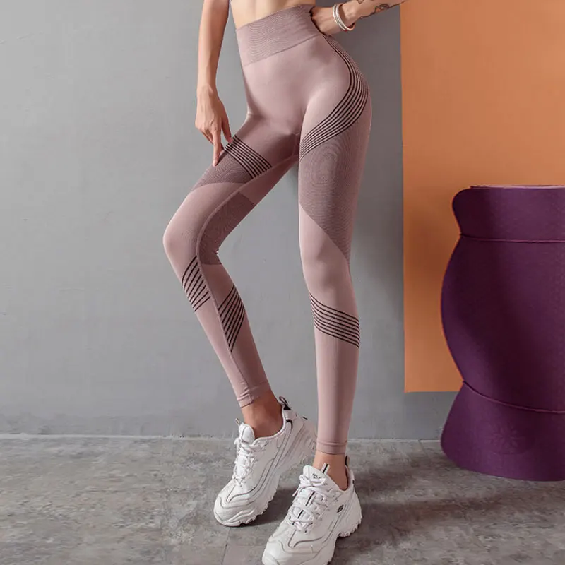 

Бесшовные Леггинсы для йоги с эффектом пуш-ап, женские леггинсы для спортзала, фитнеса, йоги, леггинсы с высокой талией, спортивные Леггинсы ...