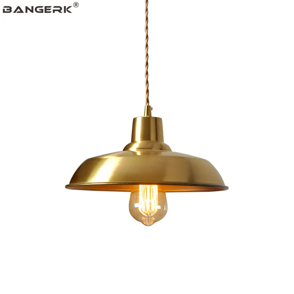 Американский медный винтажный подвесной светильник светодиодный Эдисон