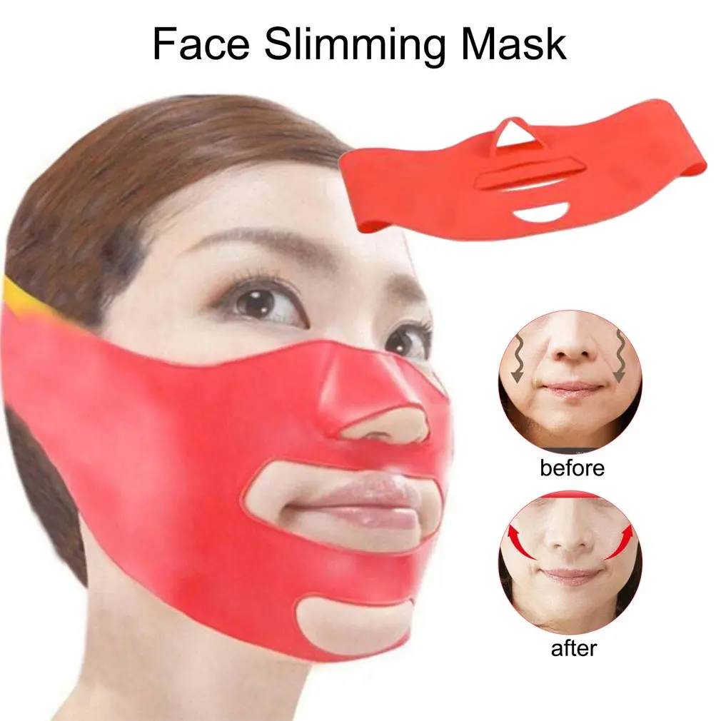 Silicone Face Slimming Mask Face Chin Lift Band Skin Care Lifting Wrap V Shape Double Chin Tightening Belts new