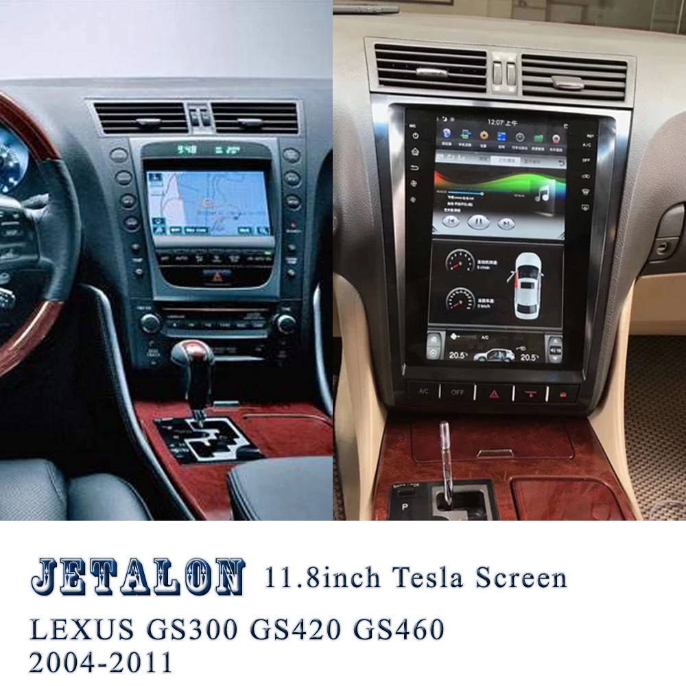 Автомобильный мультимедийный плеер IPS экран 11 8 дюйма для Lexus GS300 F Sport GPS GS420 GS460 Tesla
