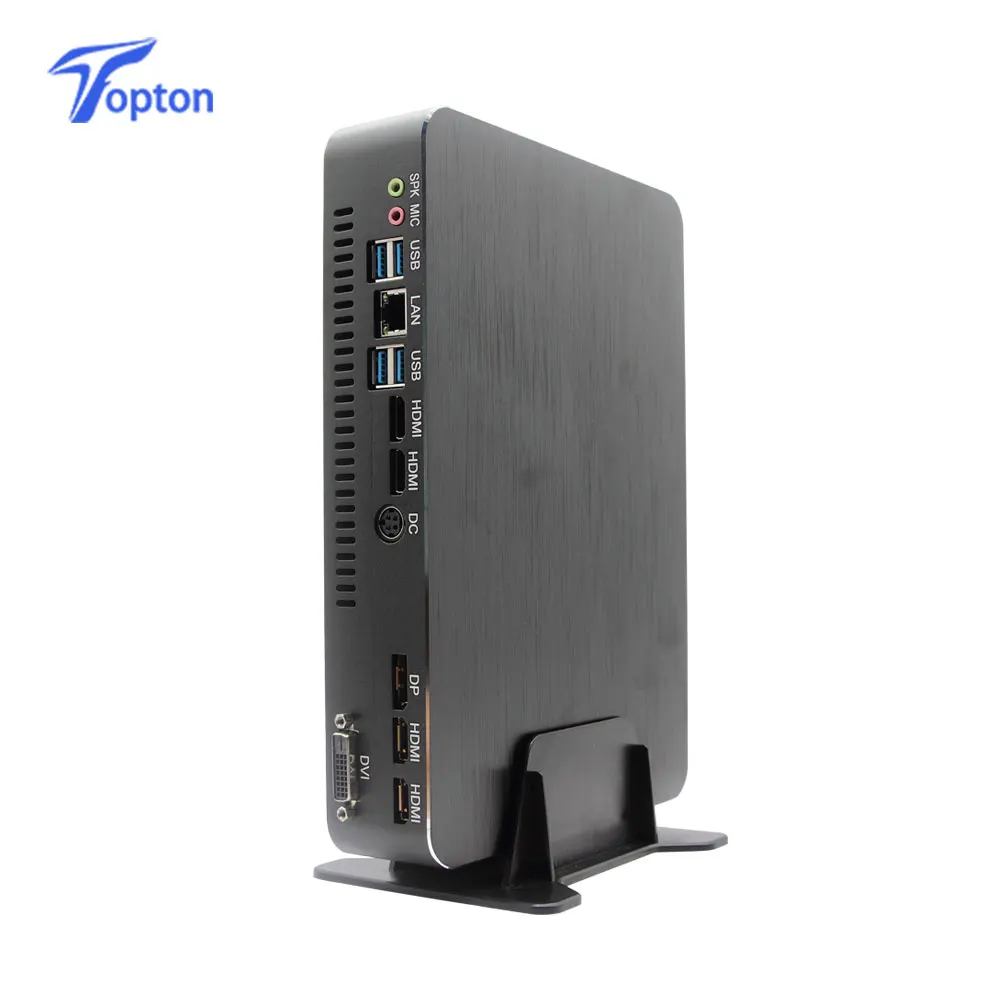 Topton промышленный Мини ПК Intel Core I7 8700/i5 9400F/i3 9100 4G Nvidia GPU 3,6 ГГЦ четыре ядра четыре потока DP+ HD+ DVI с Wfi