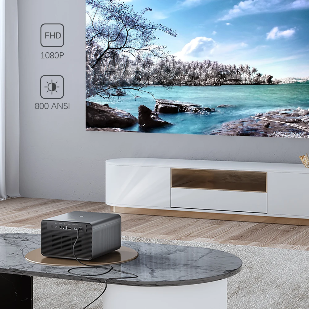 Проектор Changhong C300 M3000 1080P для домашнего кинотеатра 3D проектор с Wi Fi и смартфоном 800