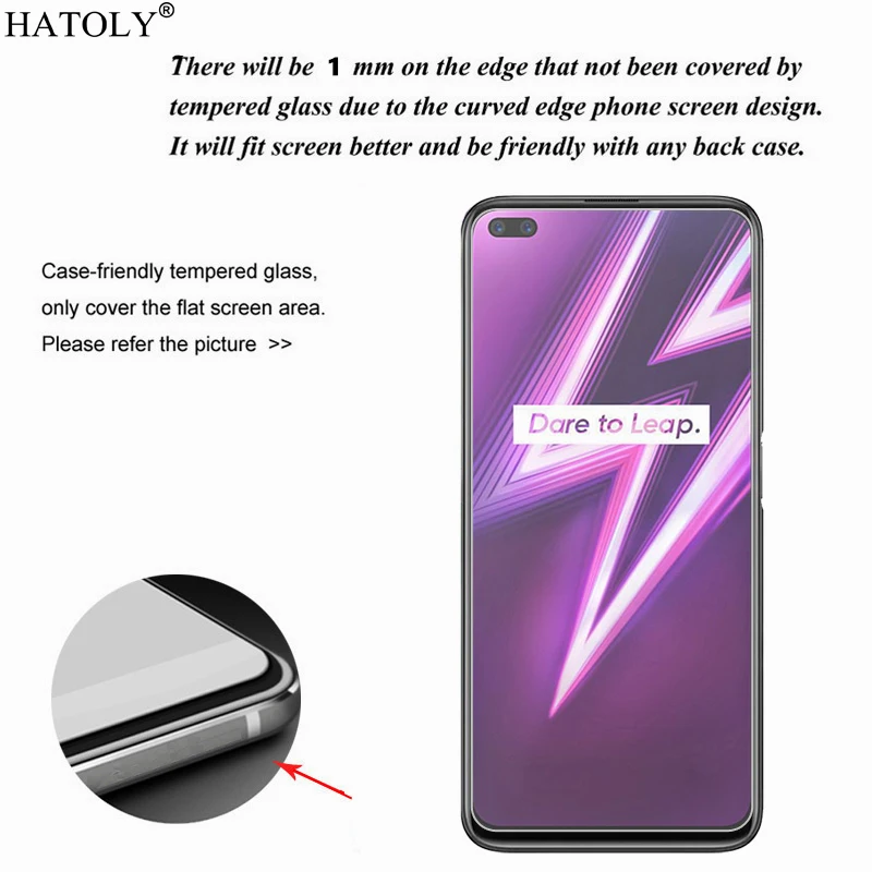 2pcs glass on realme 6 pro tempered glass for oppo realme 6 pro phone screen protector hd protective glass for oppo realme 6 pro free global shipping