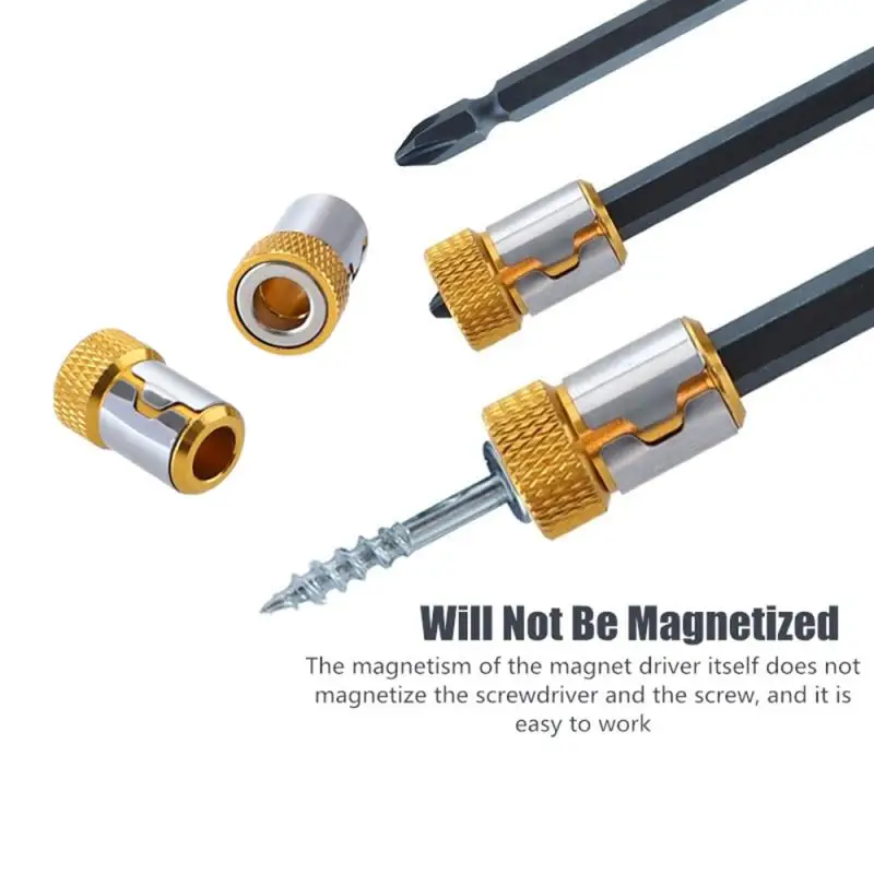 1 шт. отвертка сверла магнитное кольцо S2 из легированной стали съемное