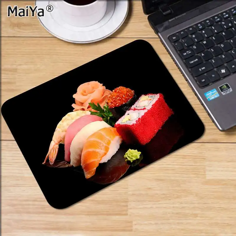 MaiYa суши Япония Yummy еда высокоскоростной новый коврик для мыши резиновый ПК