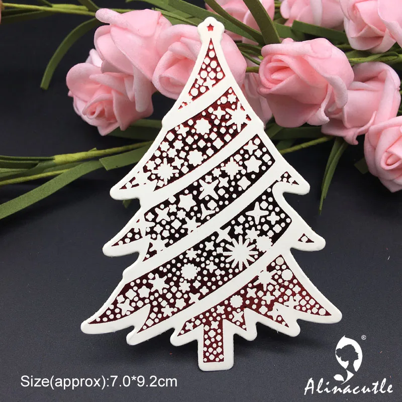 Горячая фольга пластина штамповка металл штамп зима Рождественская елка Сделай