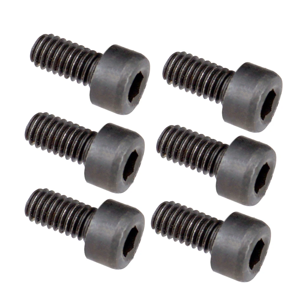 6 шт. черные электрогитары с тремоло мост Заблокированные винты 3 мм|Детали и