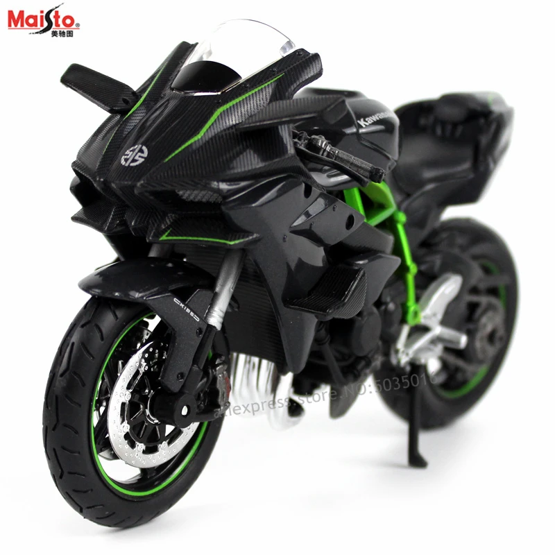 Maisto 1:12 Kawasaki NINJA H2R моделирование сплав Мотокросс серии оригинальный