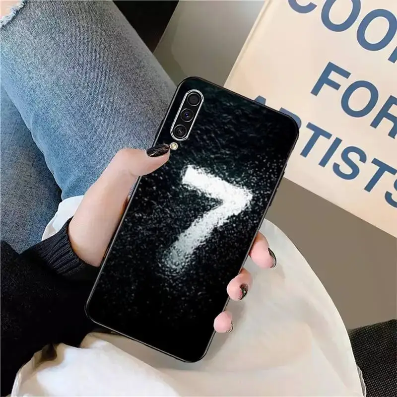 

Lucky number And letter Football Phone Case For Samsung galaxy S 9 10 20 A 10 21 30 31 40 50 51 71 s note 20 j 4 2018 plus