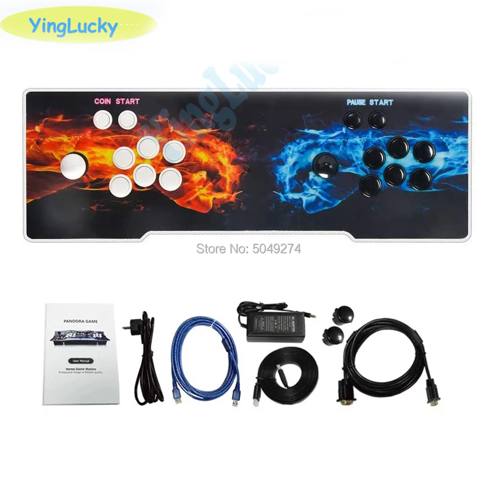 ARCADE Pandora Games OS 6067 in 1 TO TV Arcade Console 3D Games No Delay Joystick Circuit Board Retro Video Game