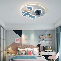 LOFAHS 50CM LED light ceiling fans for home modern roof Indoor rooms decor DC motor indoor ceiling fan with remote control
