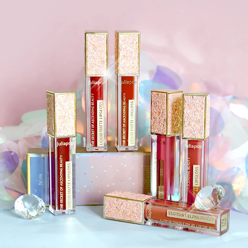 New Arrivals Velvet Matte Lip Gloss Set Waterproof Long Lasting Colorfast Liquid Lipstick | Красота и здоровье