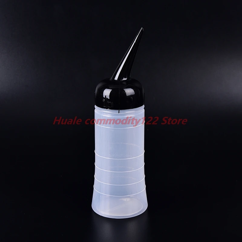 

New Professional 150/200ml Translucent Soft Shampoo Bottle Hair Salon Dry Cleaning Tool Salon Applicator Bottle with Scale