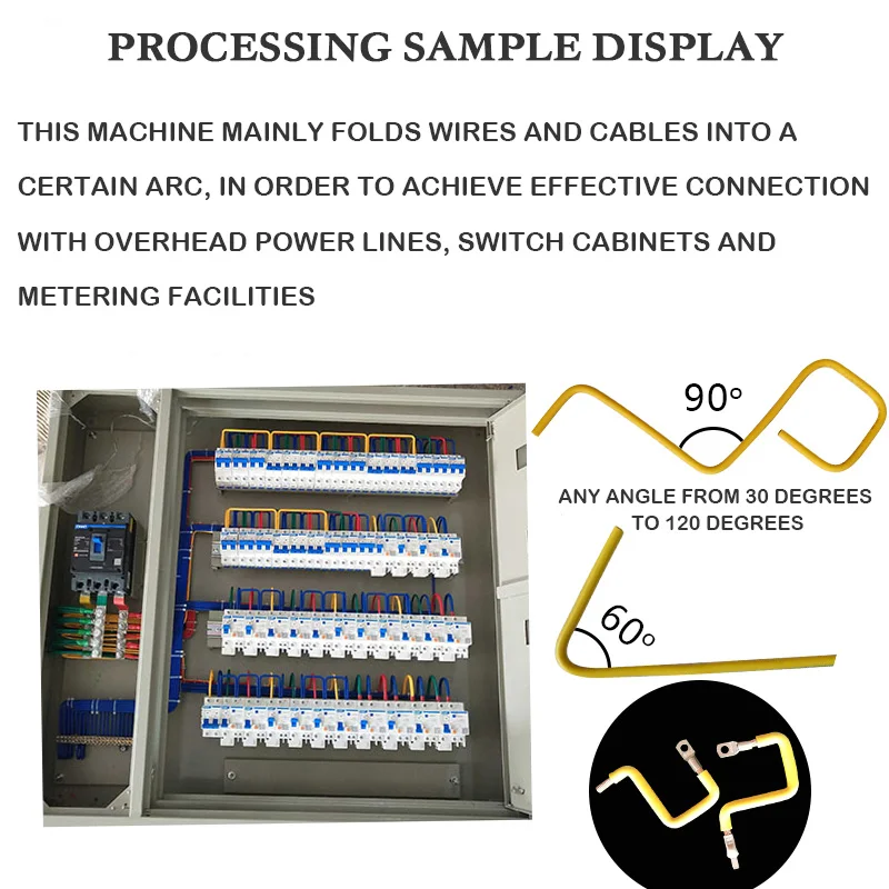 Станок для гибки проводов небольшой кабельный жгут пресс тормоз ручной гибочный