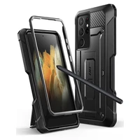 for samsung galaxy s21 ultra 5g case 2021 release supcase ub pro full body dual layer rugged holster kickstand with s pen slot