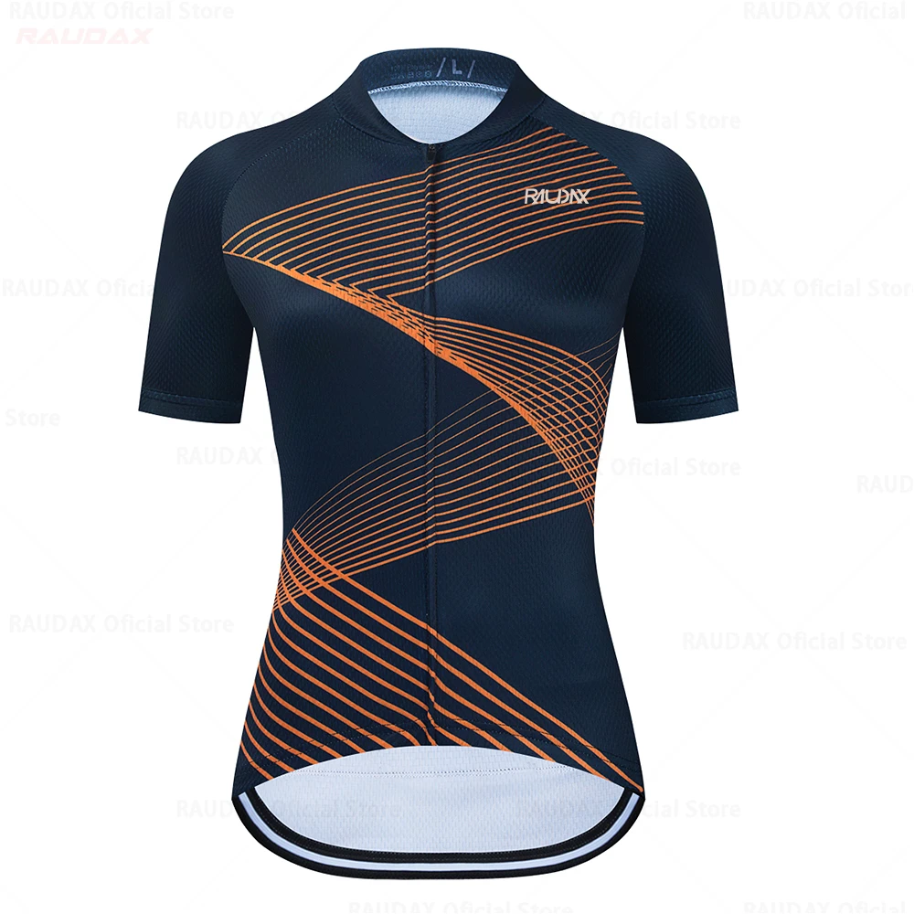 

RAUDAX Women Cycling Jersey 2021 Summer Short Sleeve Ropa De Ciclismo Bike Jersey set Outdoor cycling Uniform Motocross clothes