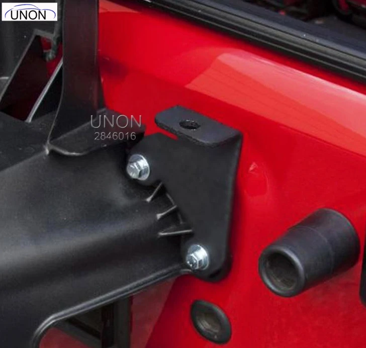 Черная задняя антенна крепежный кронштейн для Jeep Wrangler JK 2 4 Door 2007 2015 стальная