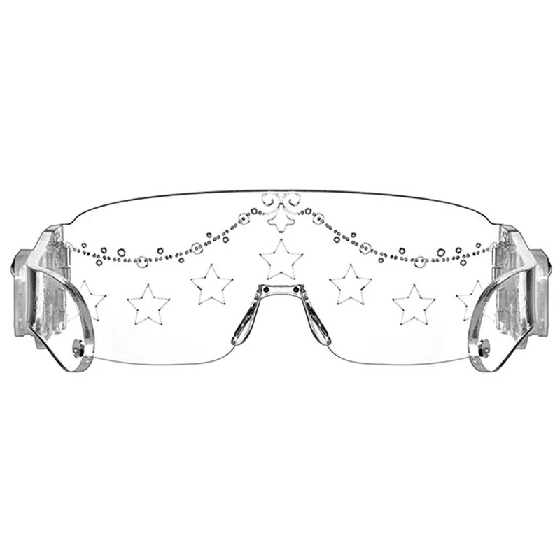 

Light Up Rave Flashing Glasses LED 7-Stars Sunglasses Glow Costumes for Party LED Party Glasses