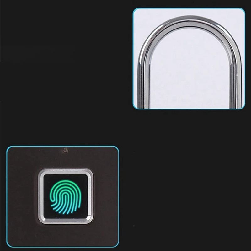 Smart Fingerprint Lock Keyless USB Charging Door with Digital Alarm Clock Speaker Radio Bluetooth | Электроника