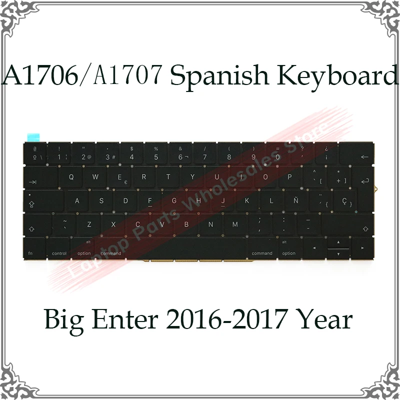 Оригинальная испанская клавиатура для Macbook Retina Pro A1706 A1707 сменная Клавиатура